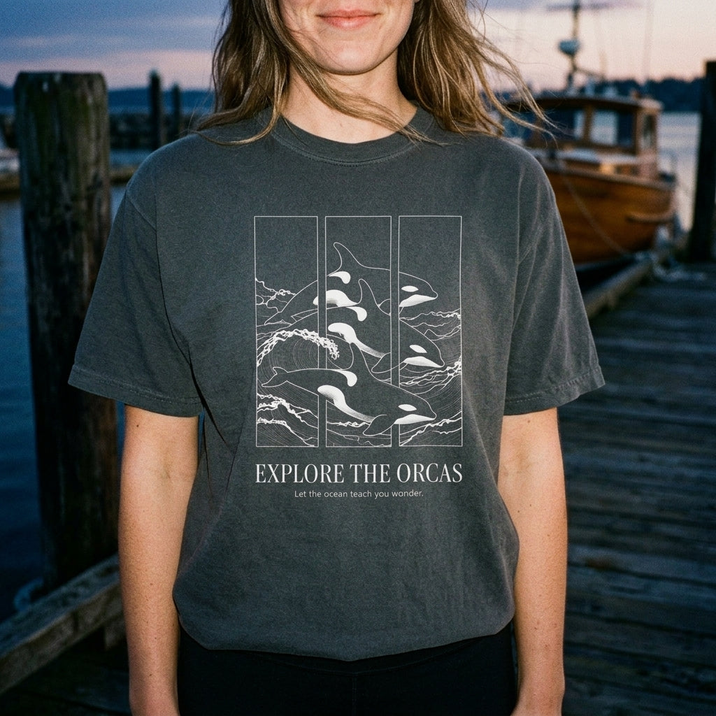 Explore the Orcas Conservation T-Shirt
