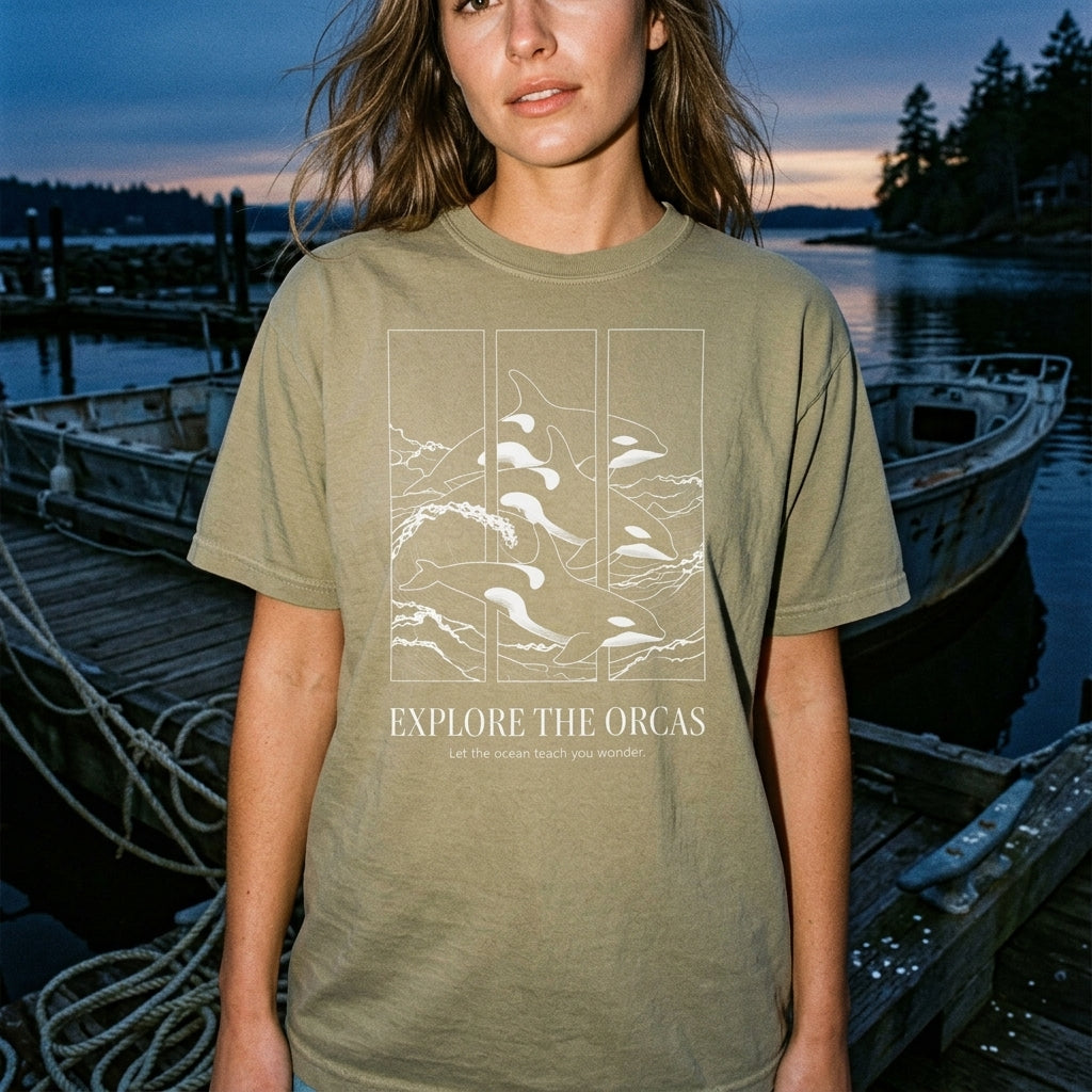 Explore the Orcas Conservation T-Shirt
