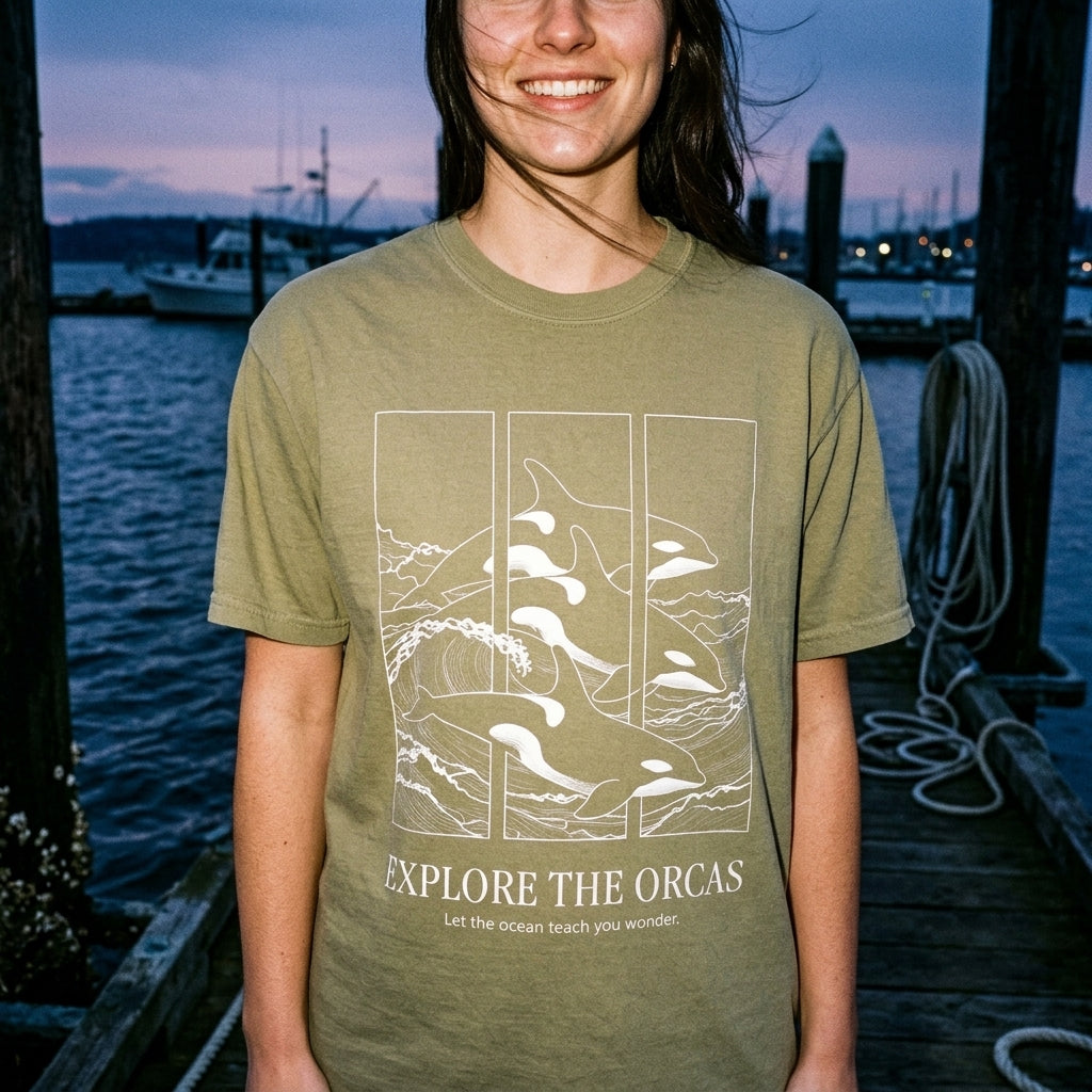Explore the Orcas Conservation T-Shirt