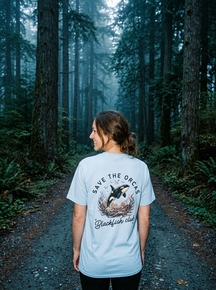 Save the Orcas Graphic T-Shirt — Marine Wildlife Rescue Tee