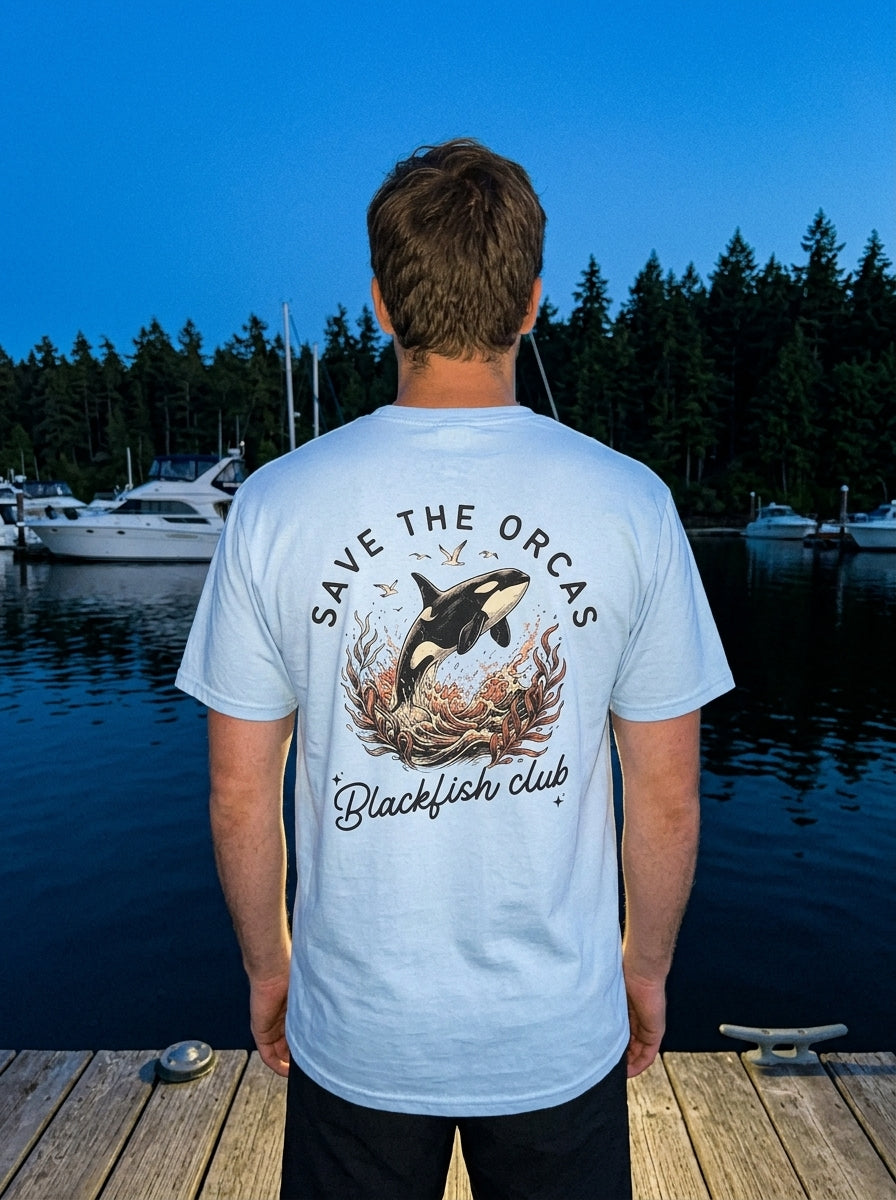 Save the Orcas Graphic T-Shirt — Marine Wildlife Rescue Tee