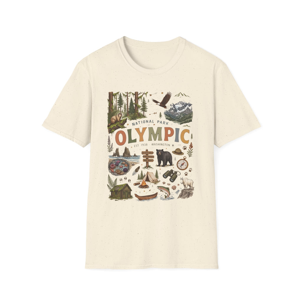Olympic National Park Vintage 70's Conservation T Shirt