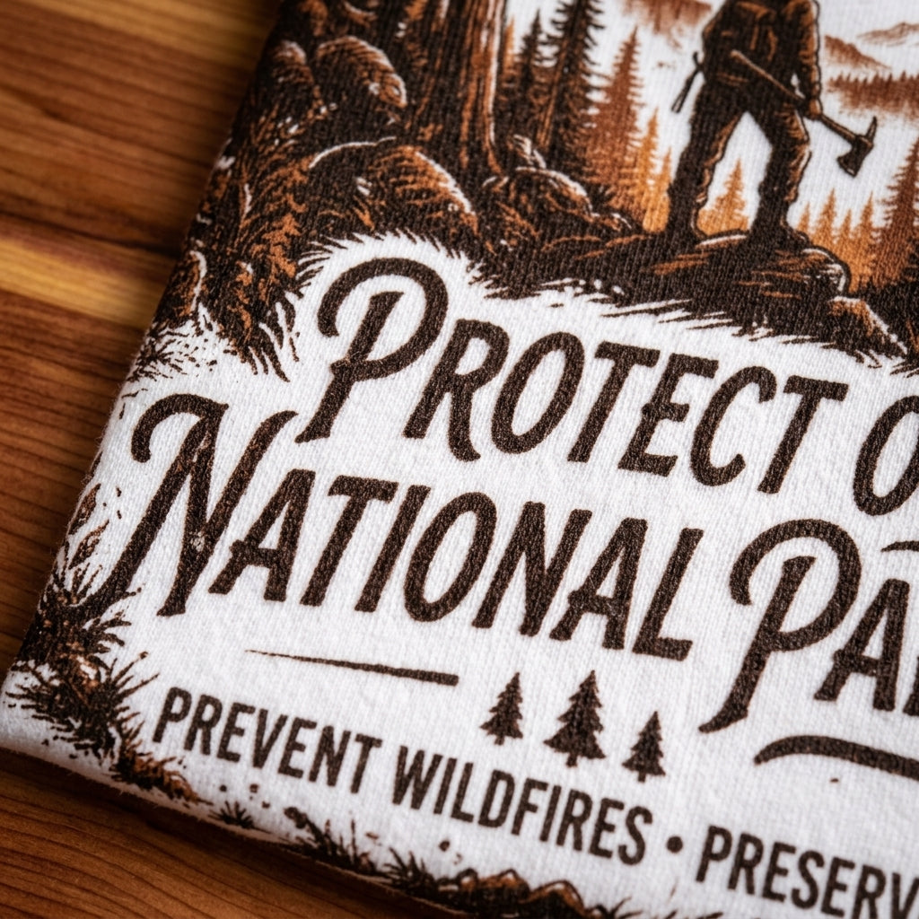 The Protect Our National Parks Firefighter Tee | Wildland Wildlife Conservation T-Shirt