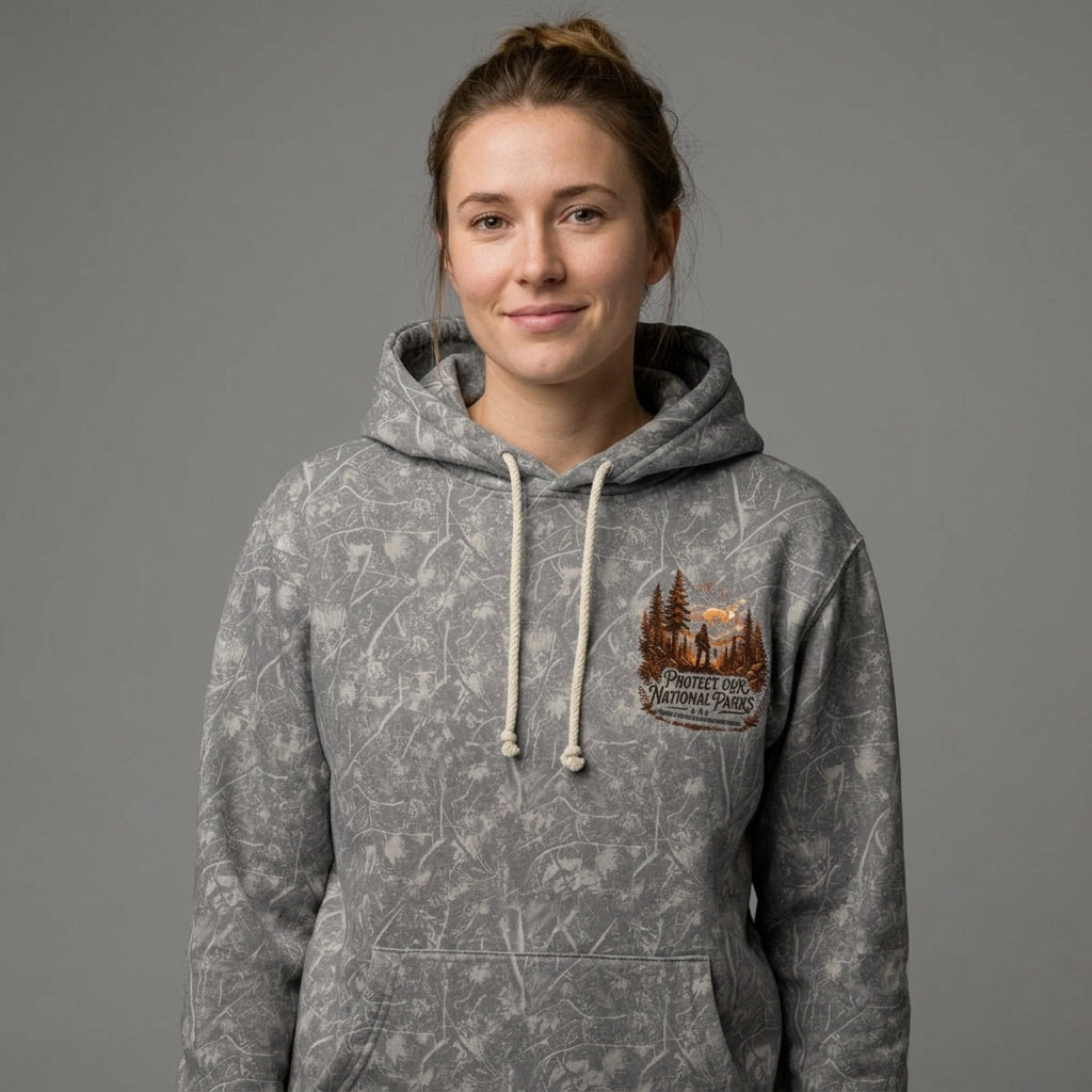 "Protect Our National Parks" Outdoor Wildland Conservation Pullover