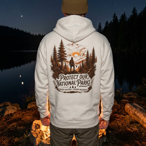 "Protect Our National Parks" Outdoor Wildland Conservation Pullover
