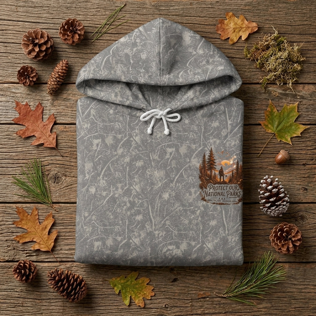 "Protect Our National Parks" Outdoor Wildland Conservation Pullover