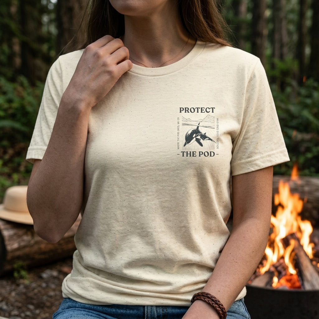 Protect the Pod — Premium Conservation Orca T-Shirt