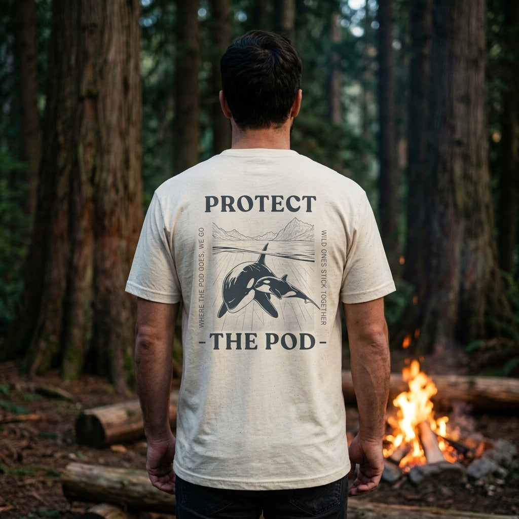 Protect the Pod — Premium Conservation Orca T-Shirt
