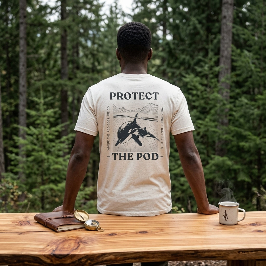 Protect the Pod — Premium Conservation Orca T-Shirt
