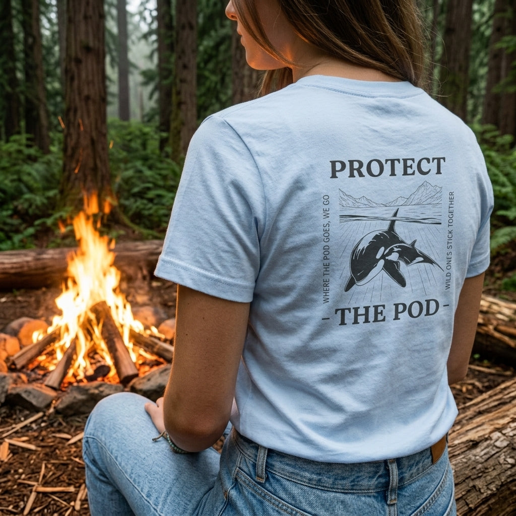 Protect the Pod — Premium Conservation Orca T-Shirt