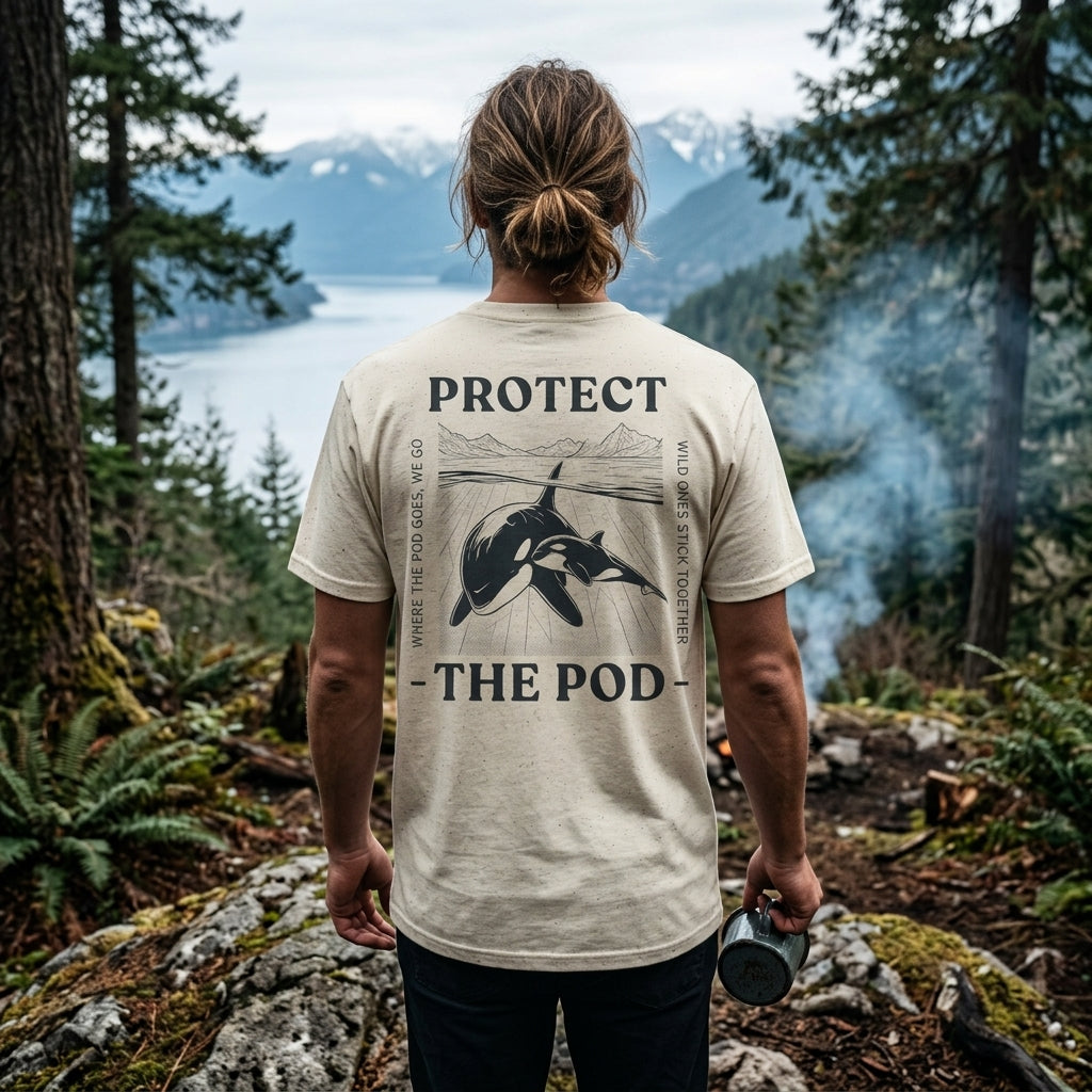 Protect the Pod — Premium Conservation Orca T-Shirt