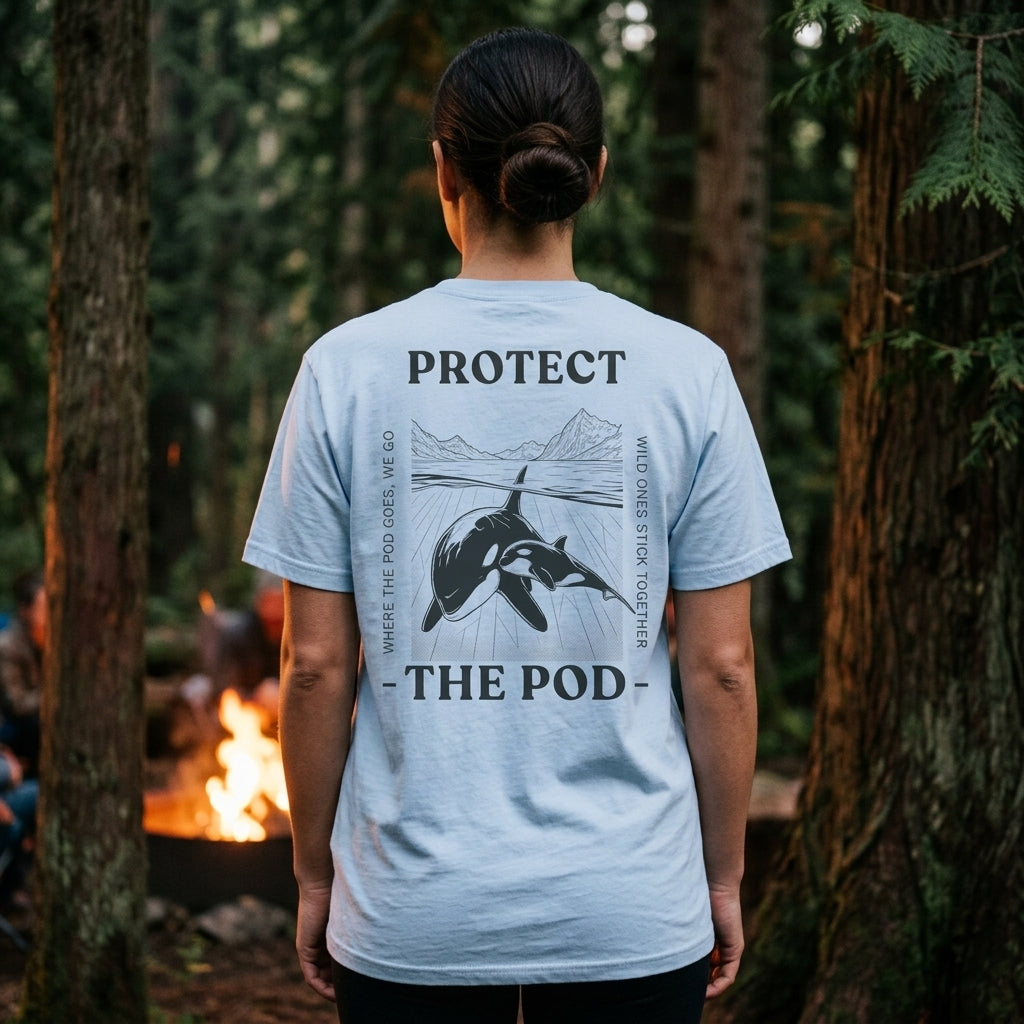 Protect the Pod — Premium Conservation Orca T-Shirt