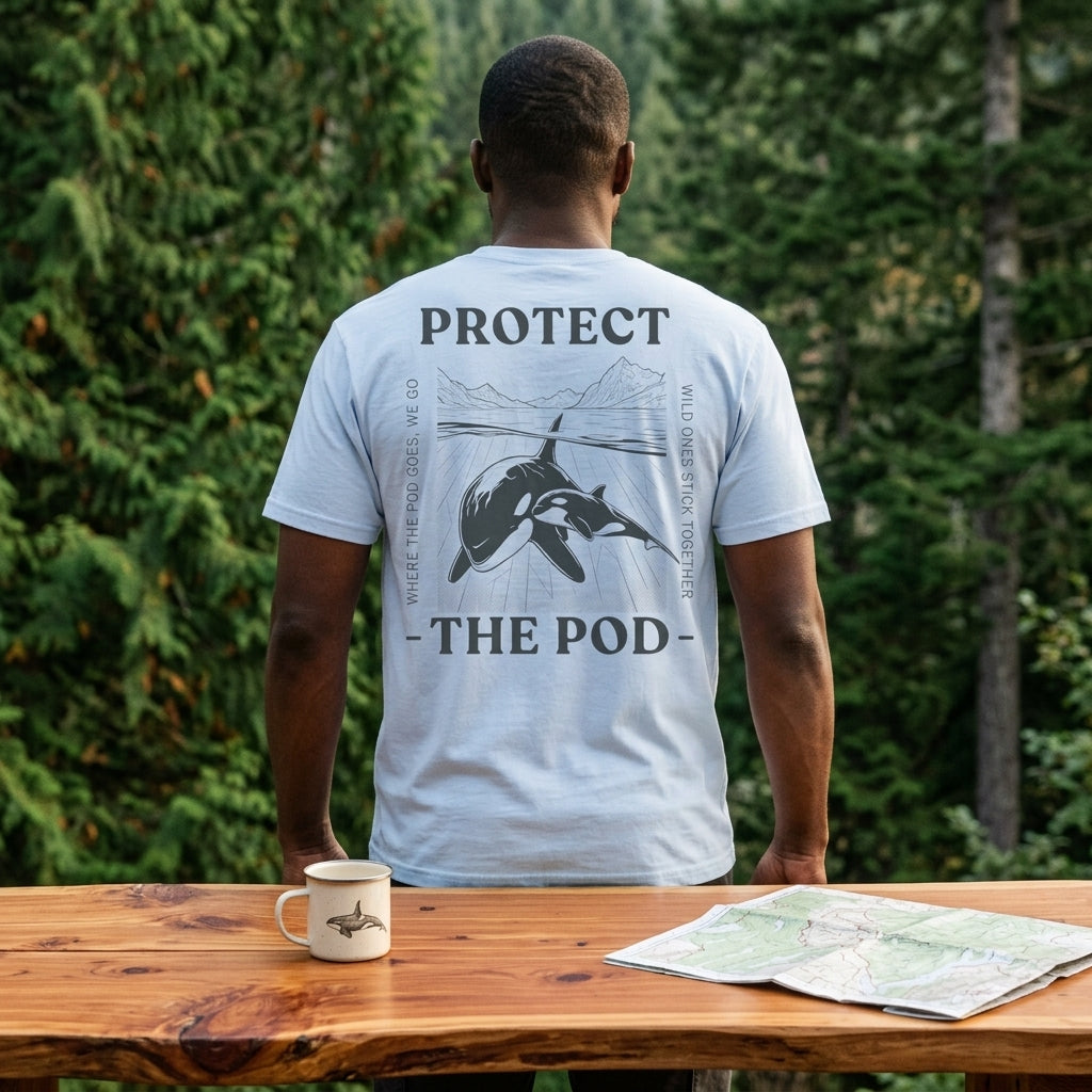 Protect the Pod — Premium Conservation Orca T-Shirt