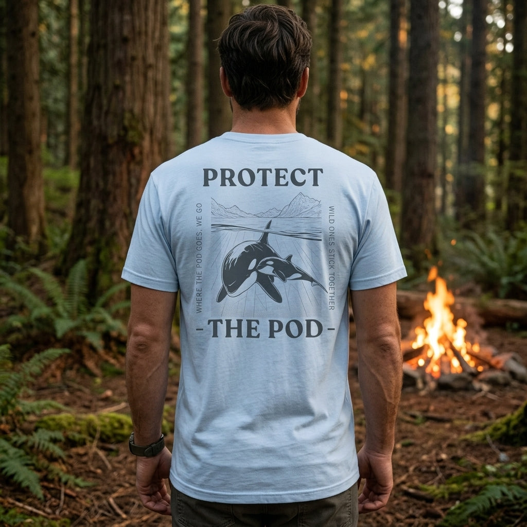 Protect the Pod — Premium Conservation Orca T-Shirt