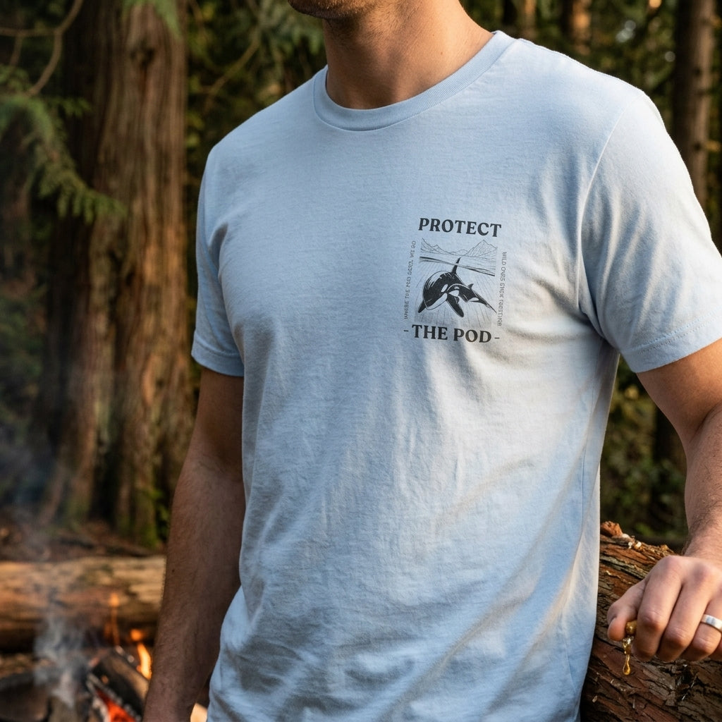Protect the Pod — Premium Conservation Orca T-Shirt