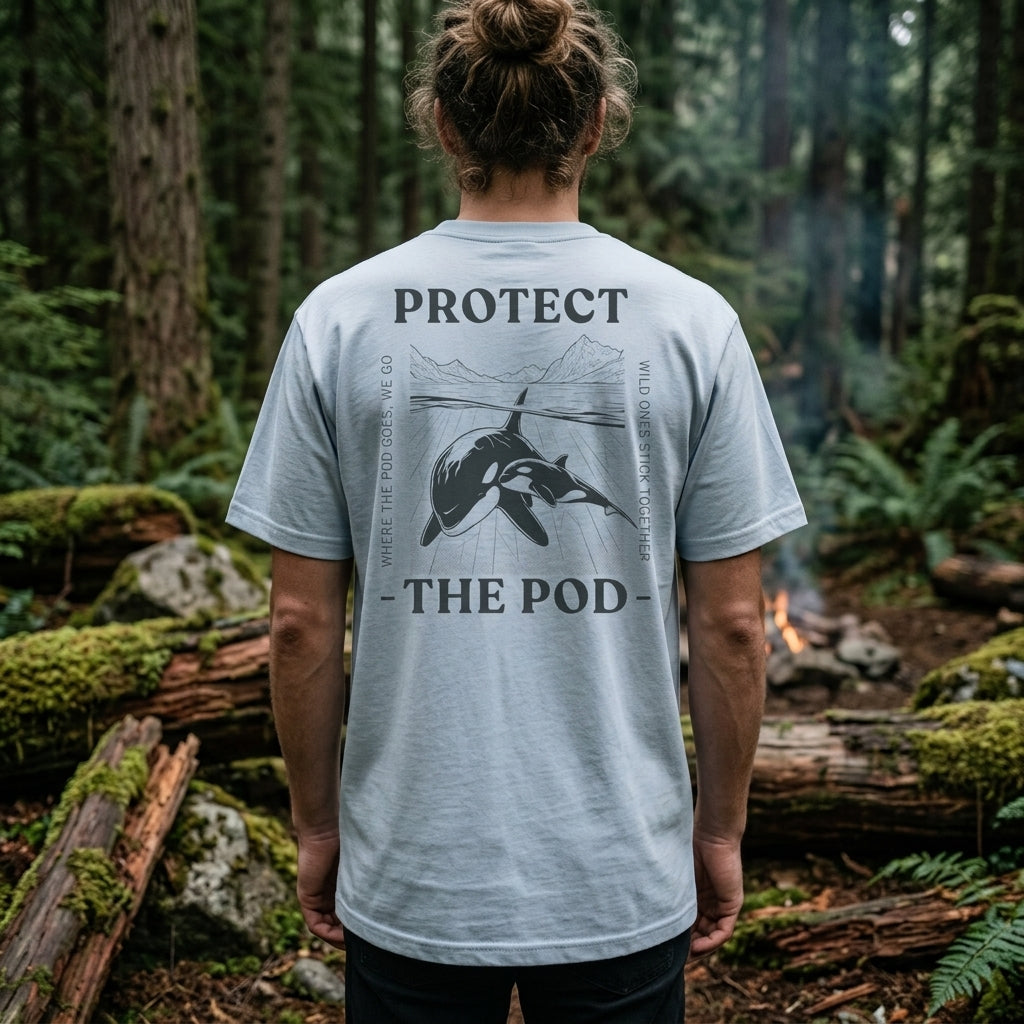 Protect the Pod — Premium Conservation Orca T-Shirt