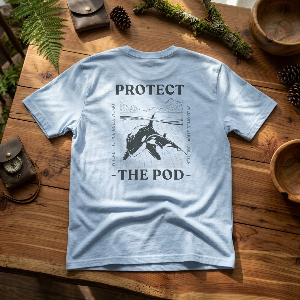 Protect the Pod — Premium Conservation Orca T-Shirt
