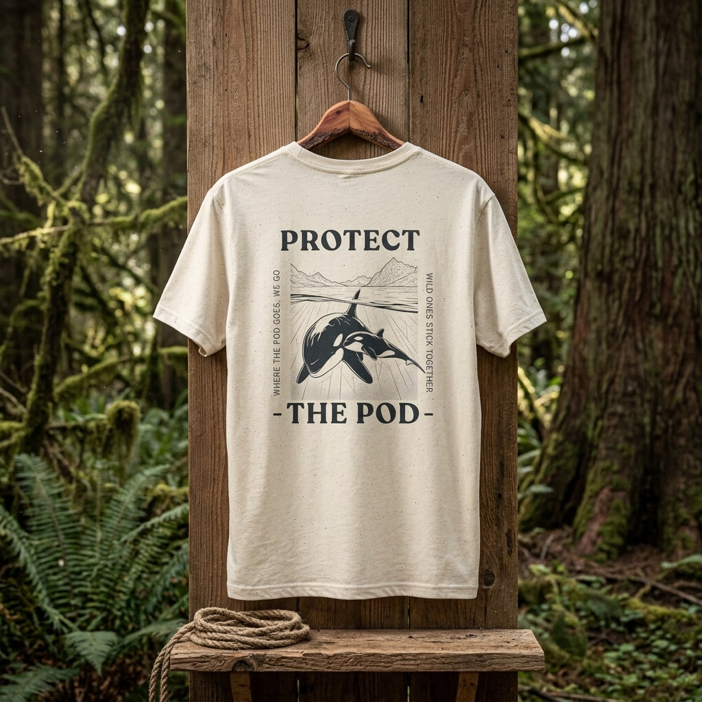 Protect the Pod — Premium Conservation Orca T-Shirt