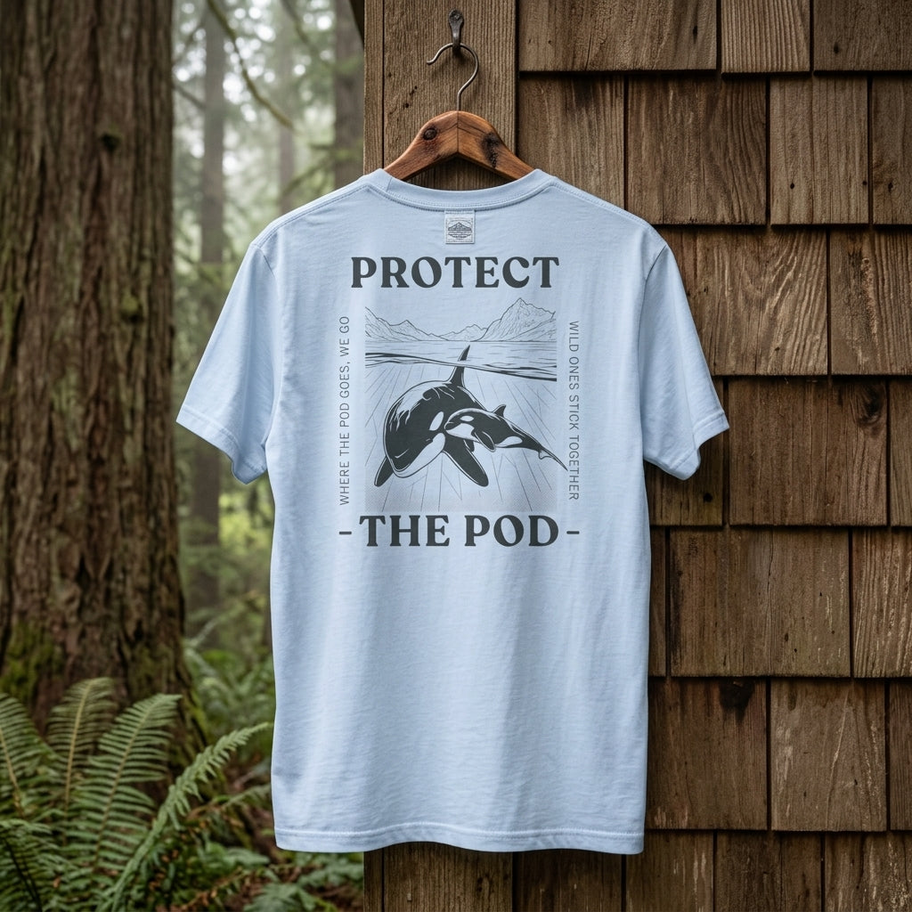Protect the Pod — Premium Conservation Orca T-Shirt