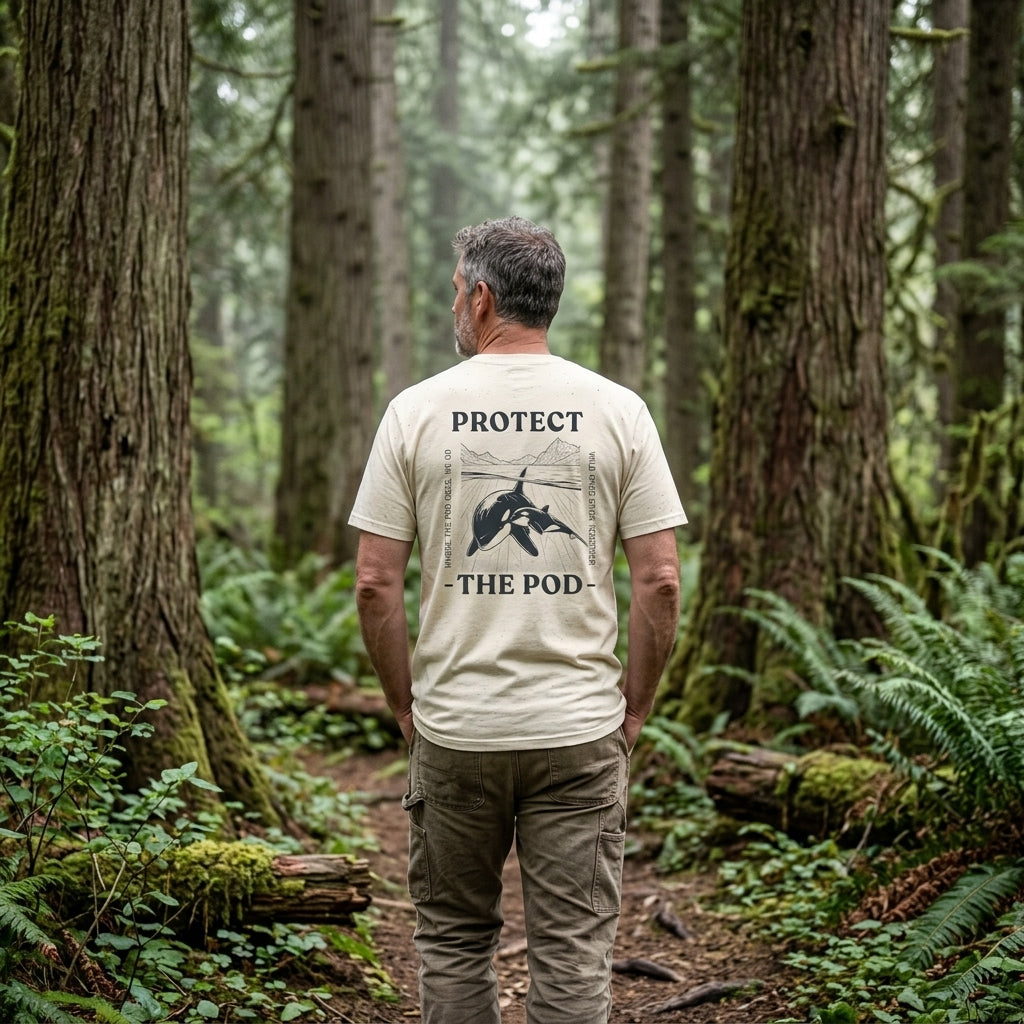 Protect the Pod — Premium Conservation Orca T-Shirt