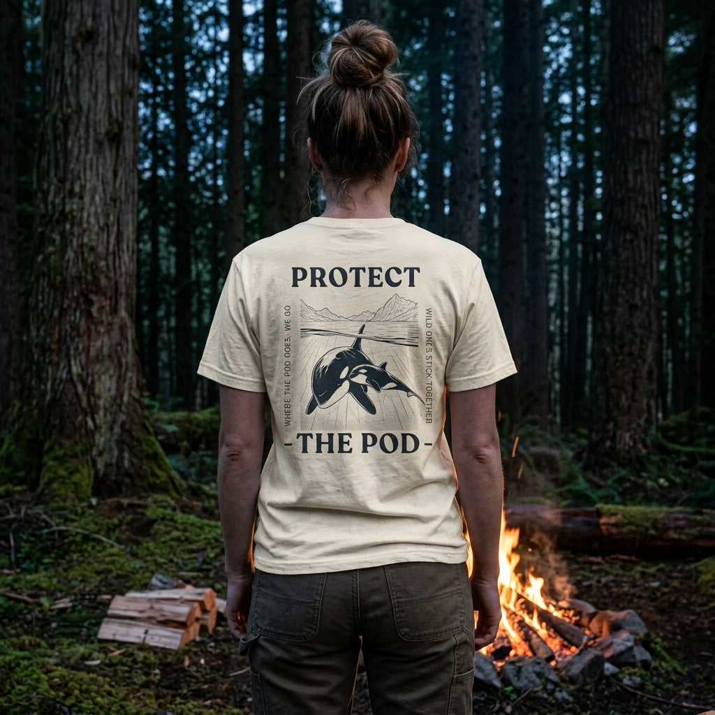 Protect the Pod — Premium Conservation Orca T-Shirt