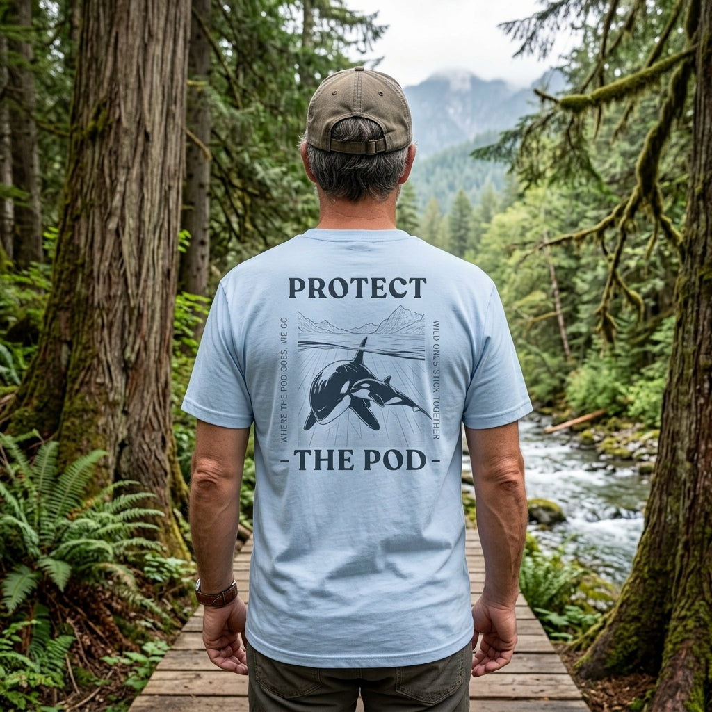Protect the Pod — Premium Conservation Orca T-Shirt