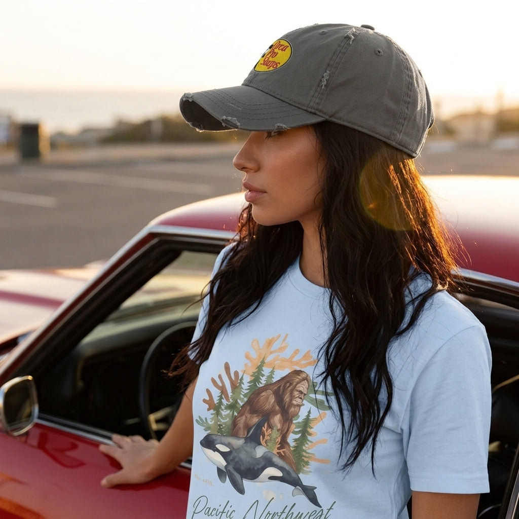 Orca Pro Shops Distressed Embroidered Hat