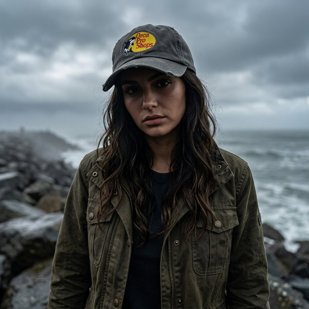 Orca Pro Shops Distressed Embroidered Hat