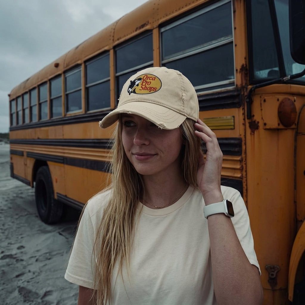 Orca Pro Shops Distressed Embroidered Hat