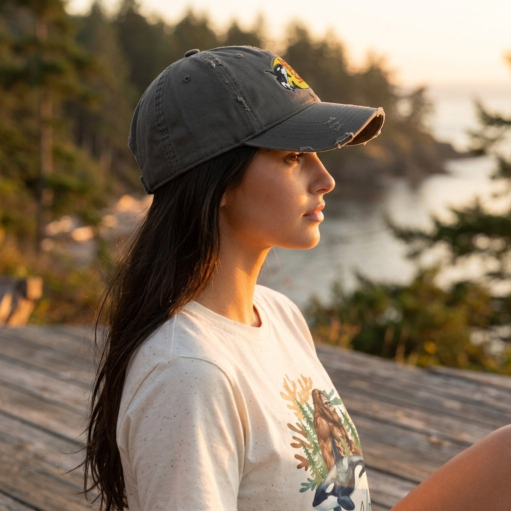 Orca Pro Shops Distressed Embroidered Hat