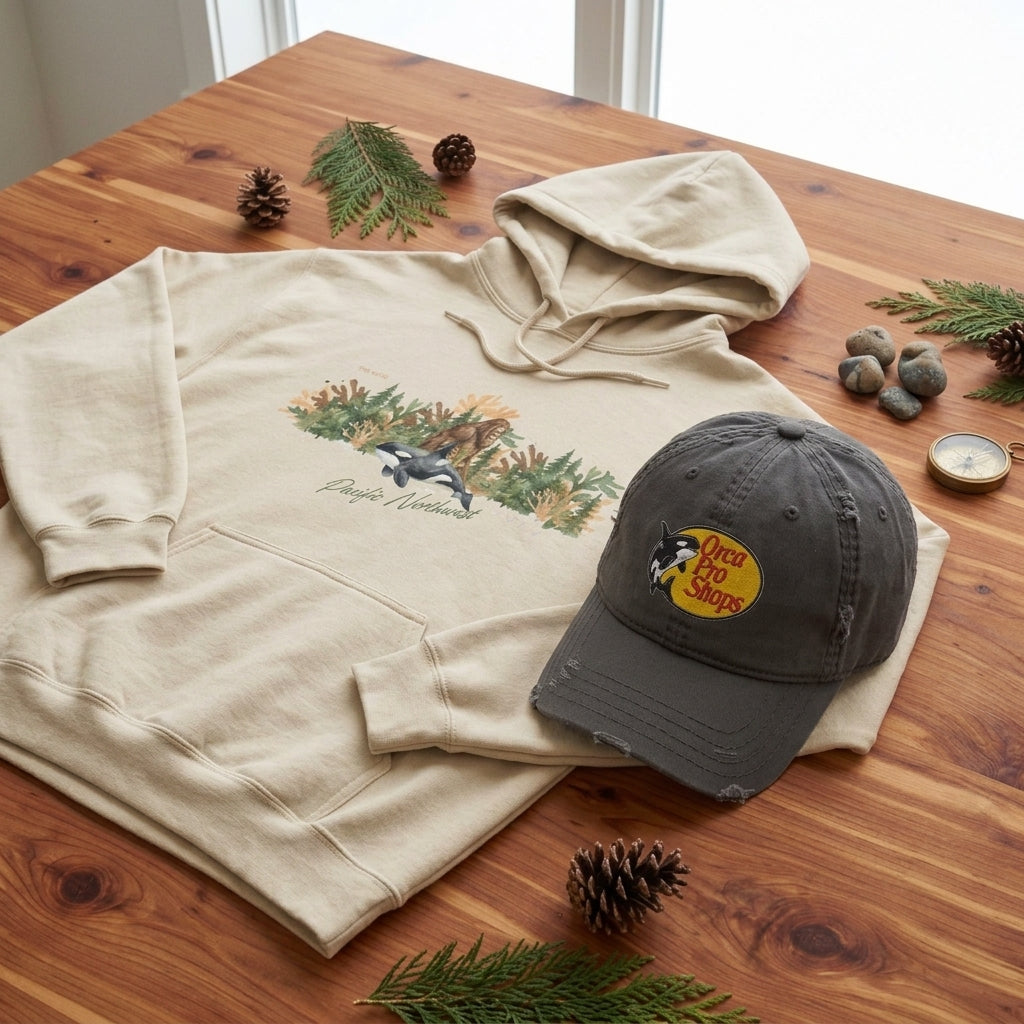 Orca Pro Shops Distressed Embroidered Hat