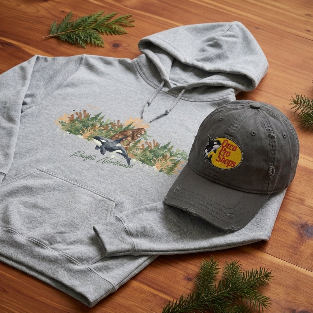 Orca Pro Shops Distressed Embroidered Hat