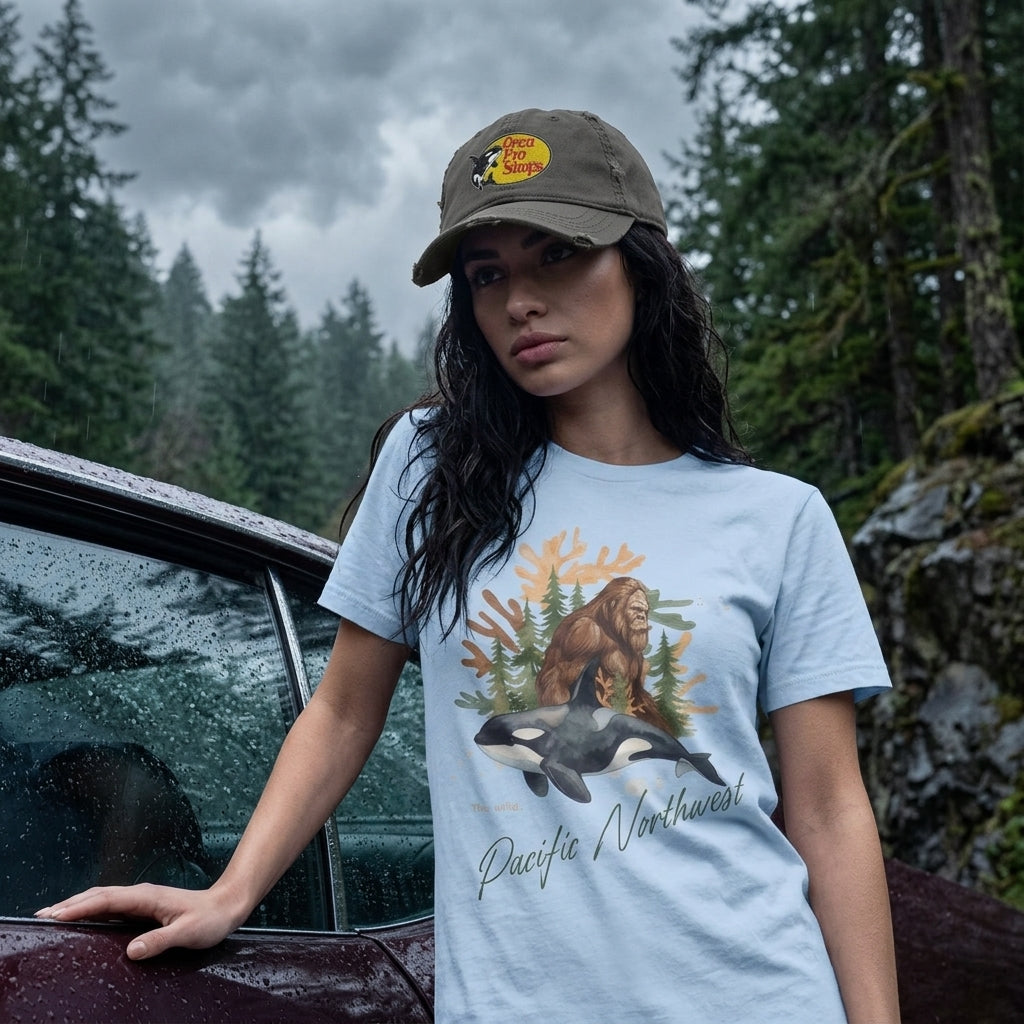 Orca Pro Shops Distressed Embroidered Hat