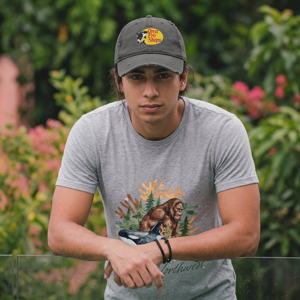 Orca Pro Shops Distressed Embroidered Hat