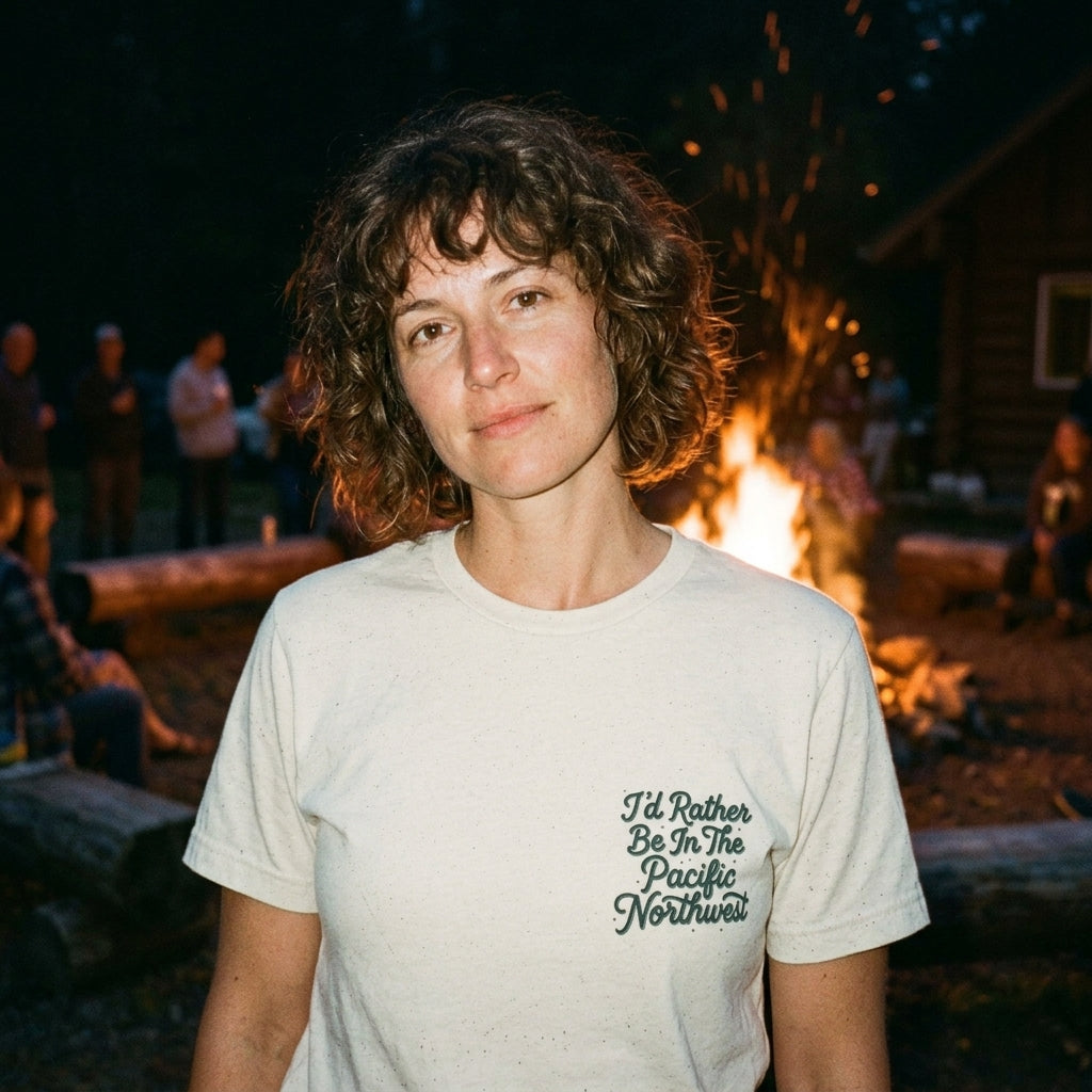"I'd Rather Be In The Pacific Northwest" Conservation Nature T‑Shirt