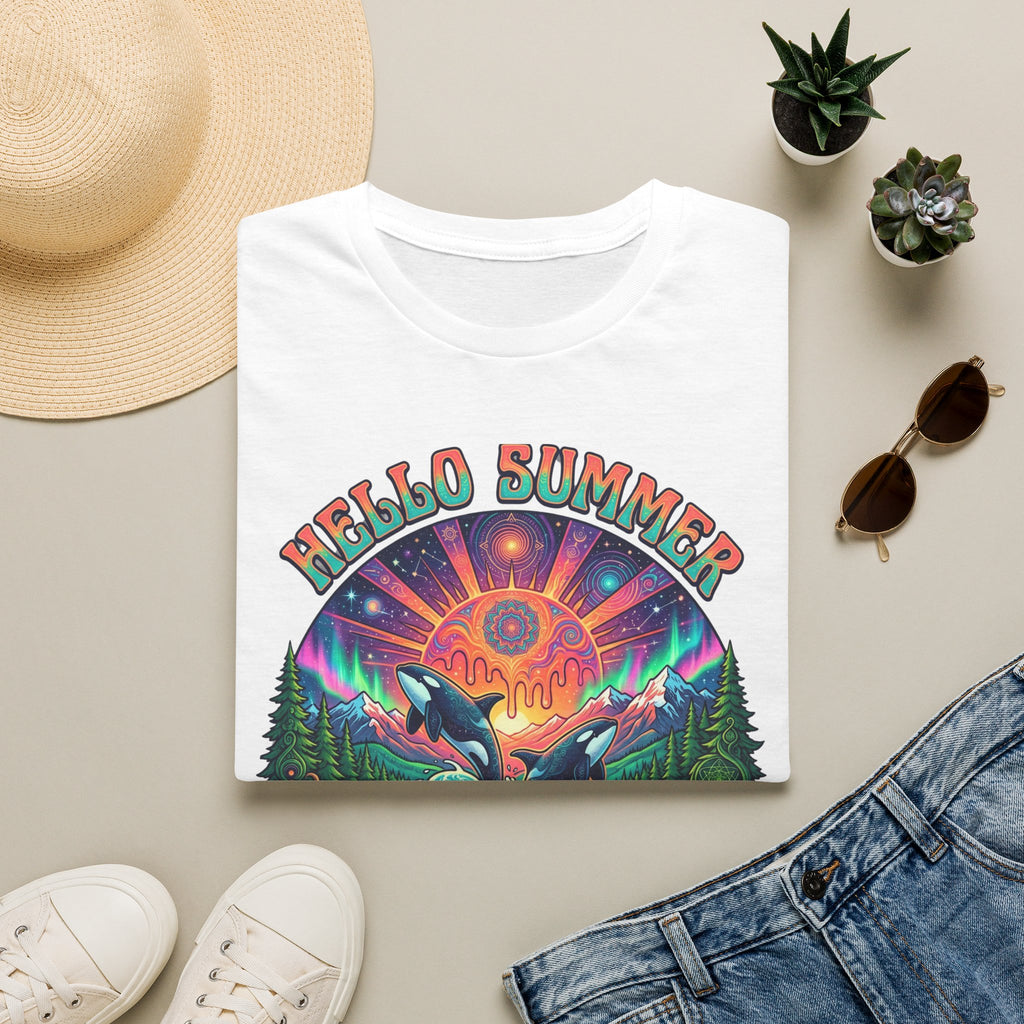 Hello Summer— Retro Orca Conservation T shirt