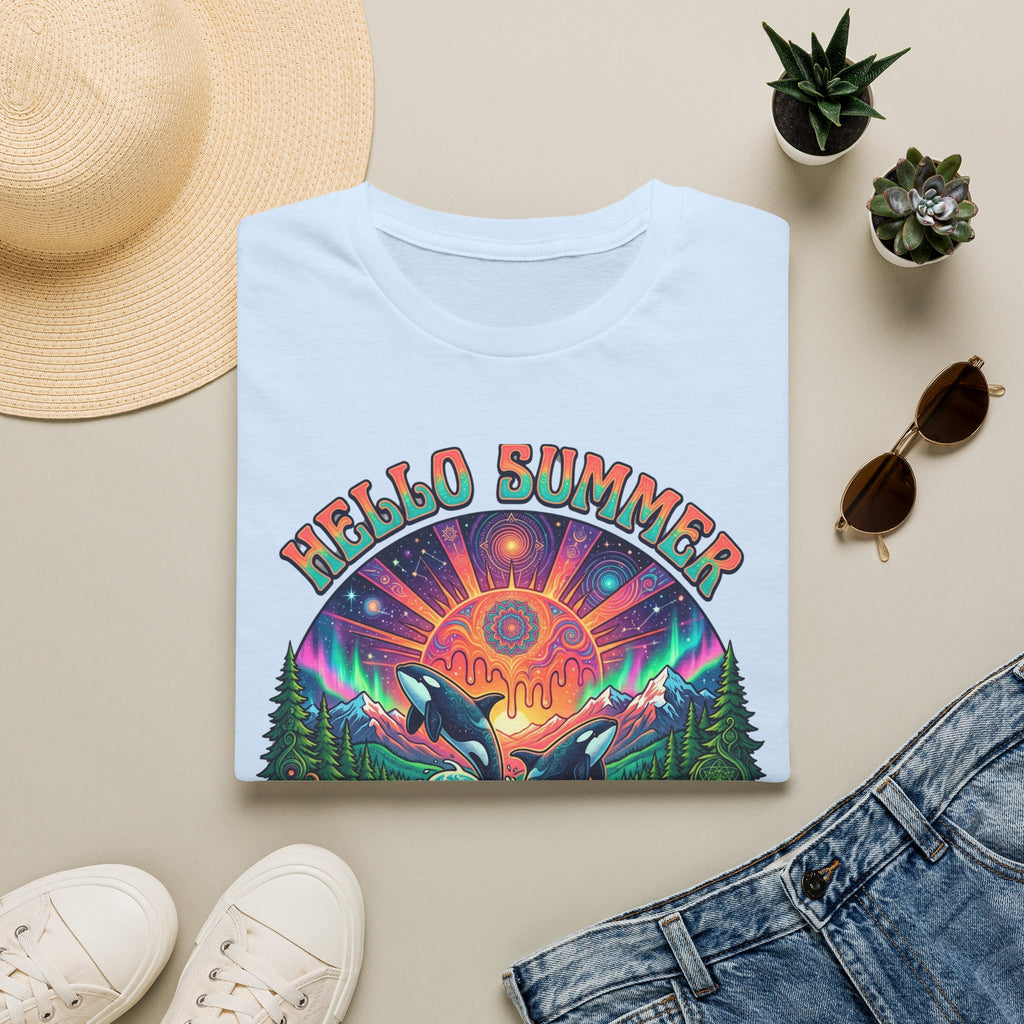 Hello Summer— Retro Orca Conservation T shirt